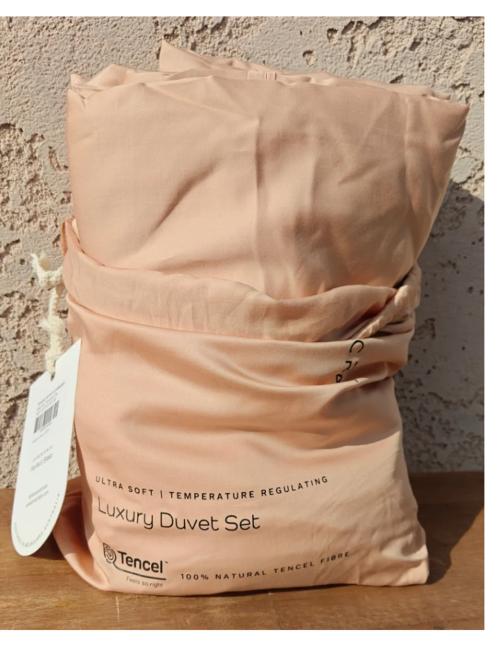 OLIVE & CRATE EUCALYPTUS - KING DUVET COVER SET Terracotta Clay